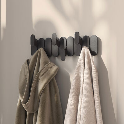 Umbra Tempo naulakko 6-koukulla musta